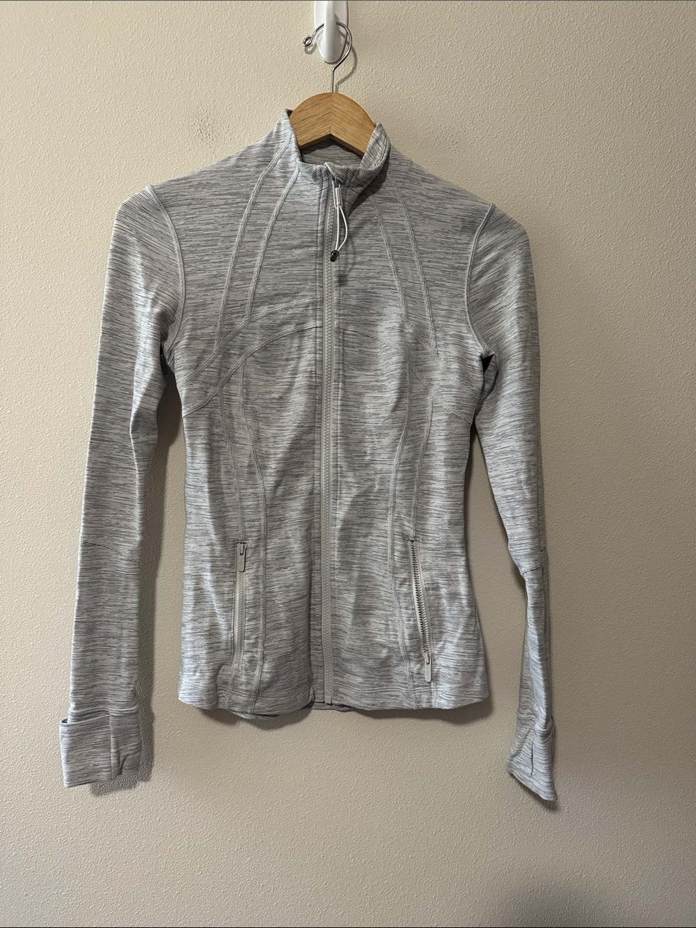 Lululemon Define Jacket LUON Wee Are From Space Nimbus Battleship W4AWDS size 6 - Picture 4 of 6